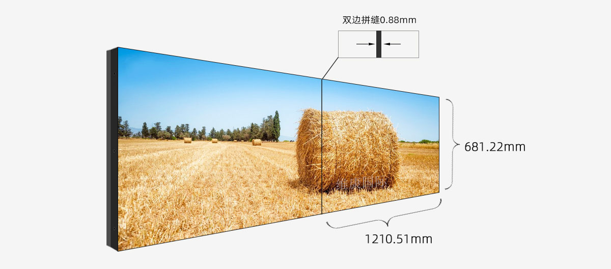 0.88拼缝是什么意思？0.88mm拼接屏品牌